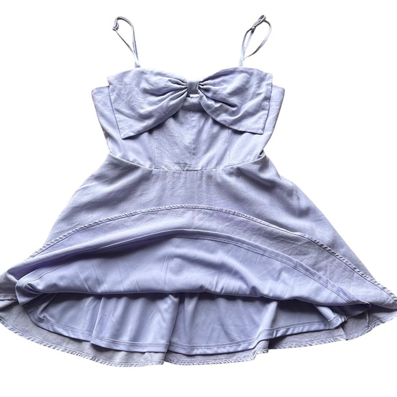 Altar'd State Lilac Purple Arlet Bow Dress - M - Romantic - Picture 6 of 11